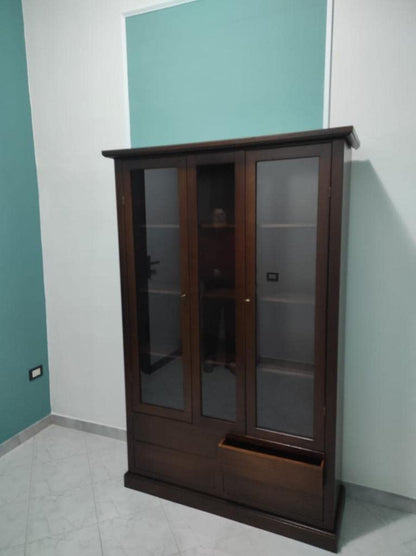 Mar.c.a. Design Geräteschrank Holz (Pappel) – 2 Türen, platzsparend, Made in Italy, Innenbereich