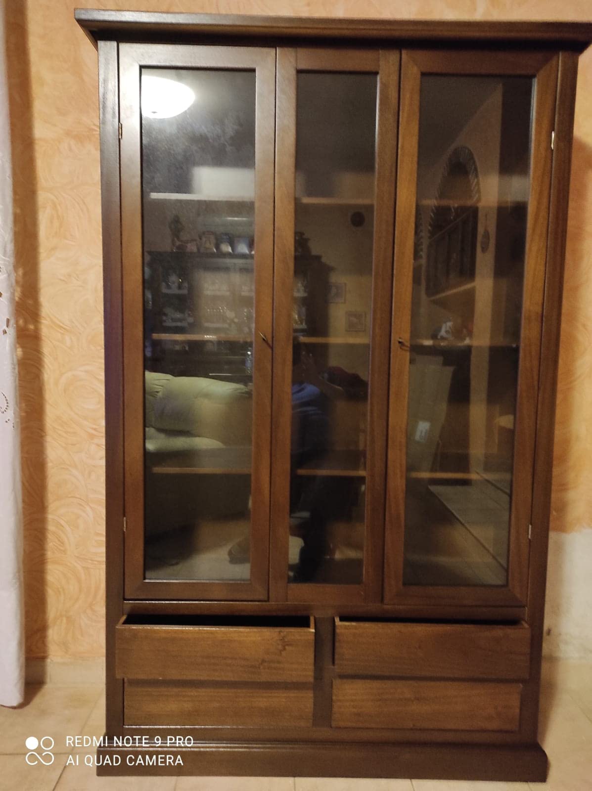 Mar.c.a. Design Geräteschrank Holz (Pappel) – 2 Türen, platzsparend, Made in Italy, Innenbereich