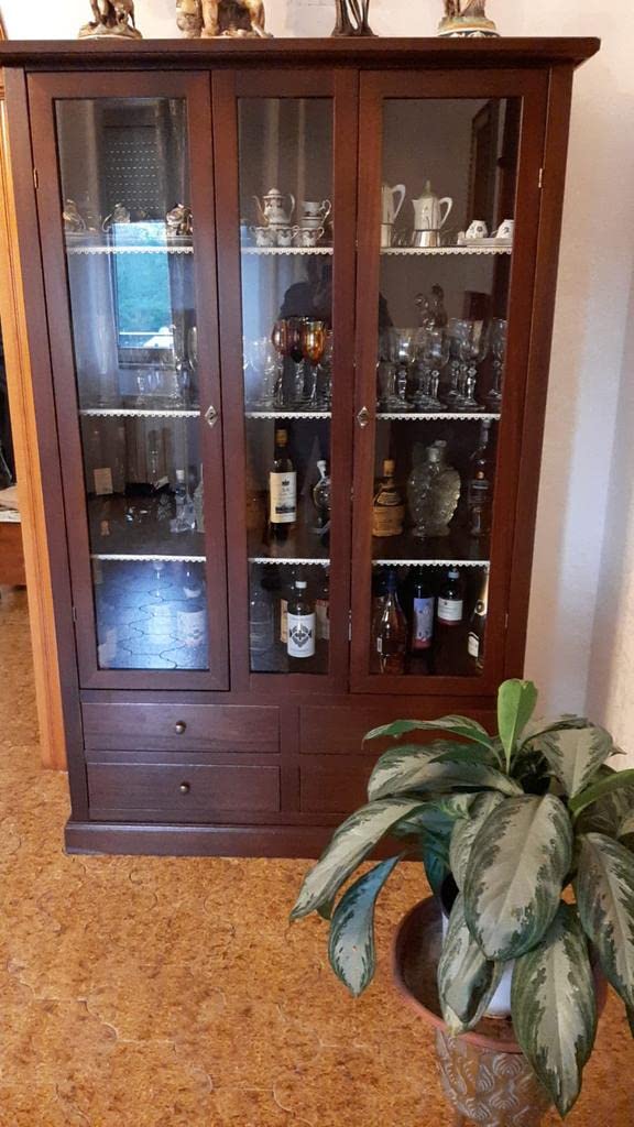 Mar.c.a. Design Geräteschrank Holz (Pappel) – 2 Türen, platzsparend, Made in Italy, Innenbereich