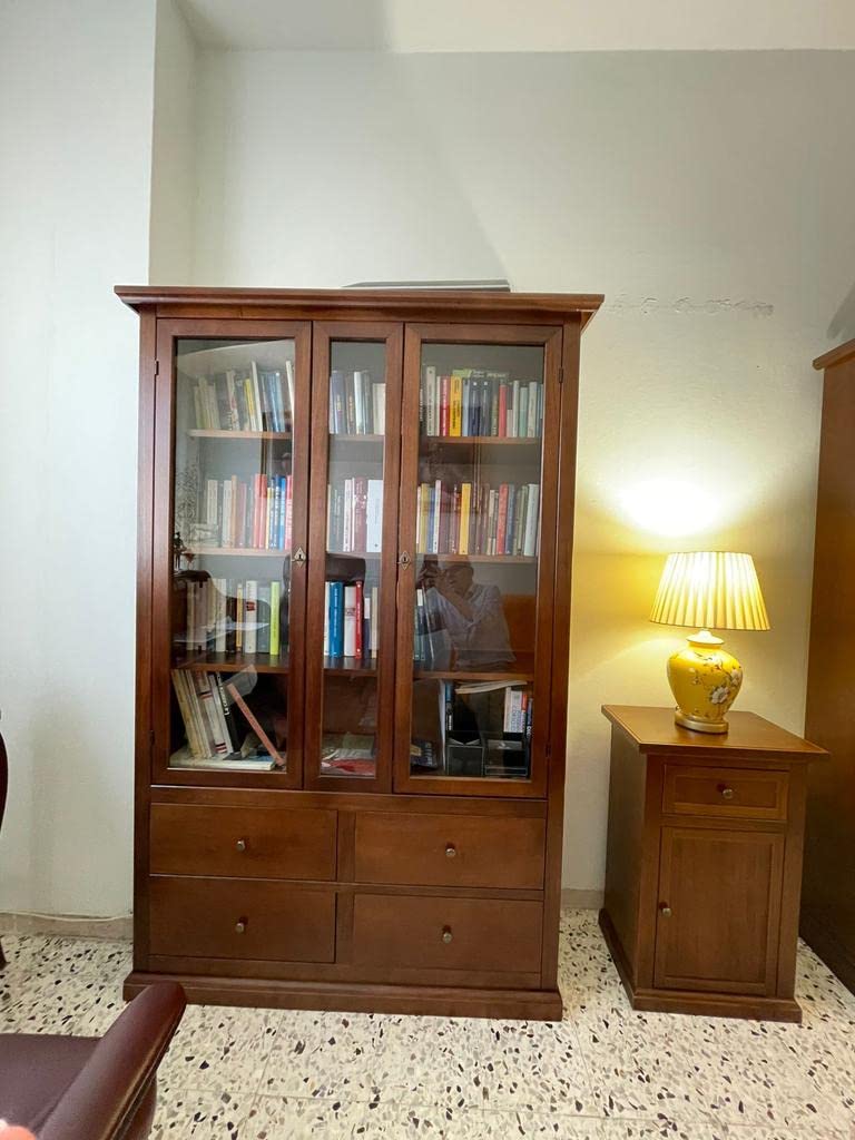 Mar.c.a. Design Geräteschrank Holz (Pappel) – 2 Türen, platzsparend, Made in Italy, Innenbereich