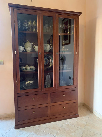 Mar.c.a. Design Geräteschrank Holz (Pappel) – 2 Türen, platzsparend, Made in Italy, Innenbereich