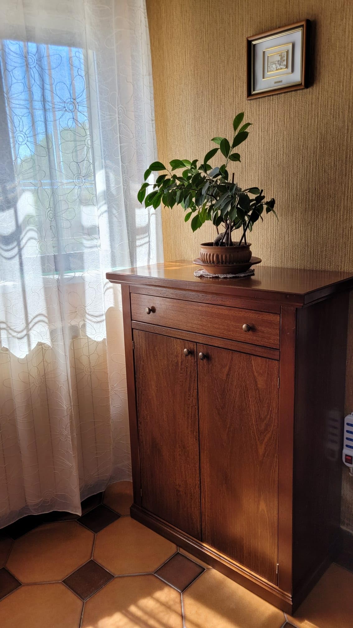 Mar.c.a. Design Arte Povera Schrank – 2 Türen + Hutablage + 2 Schubladen, Pappel Weiß, 125×61×200 cm